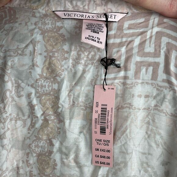 NWT Victoria’s Secret Womens Beautiful Night Robe/Top One Size - Picture 5 of 5